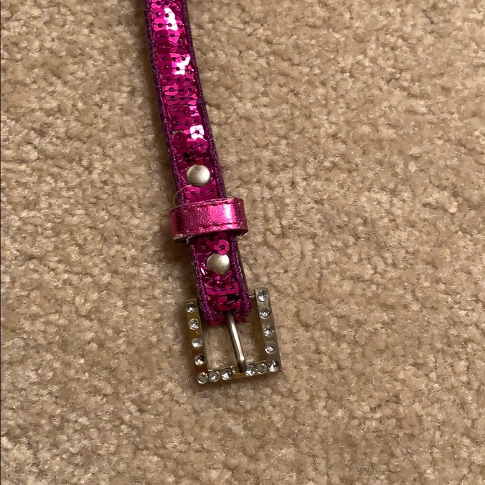 Pink Sequined Belt - Picture 2 of 5